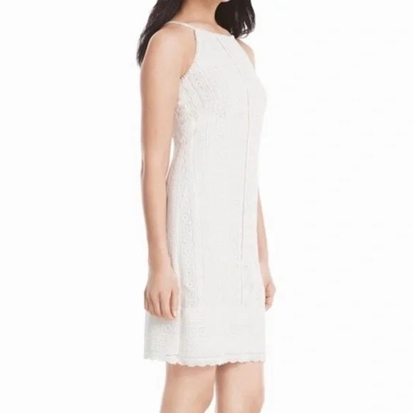 WHBM Sleeveless lace shift dress size 2 - Picture 3 of 12